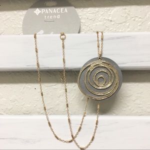 Panacea pendant spiral necklace